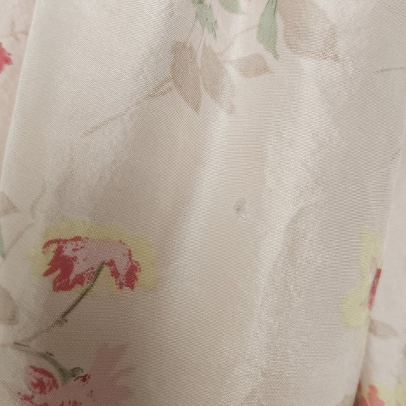 Janie and Jack 3T Special Occasion 100% Silk Dress Pink Floral Smocked  Spring - Picture 6 of 6